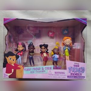 Penny Proud & Crew Proud Family Mini Figurines Toys